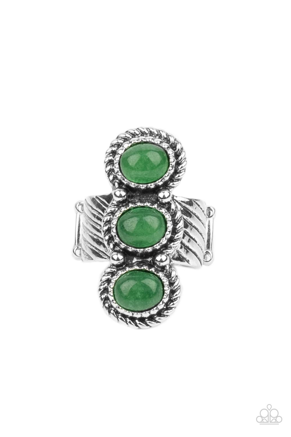 Paparazzi Peaceful Paradise - Green Ring