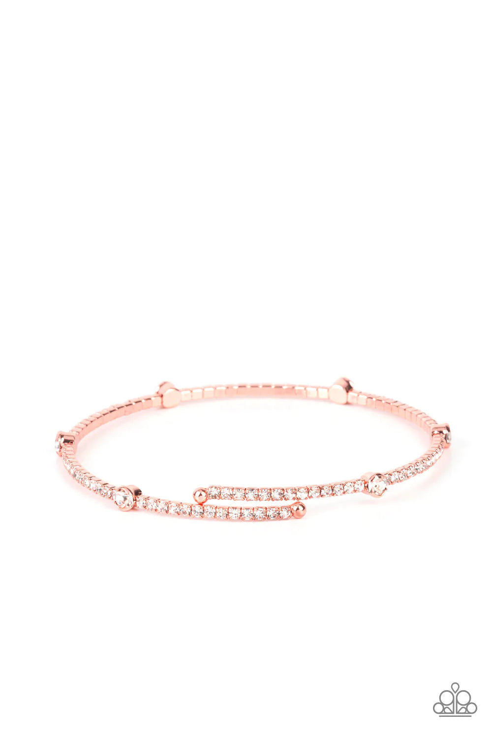 Paparazzi Upgraded Glamour - Copper Bracelet
