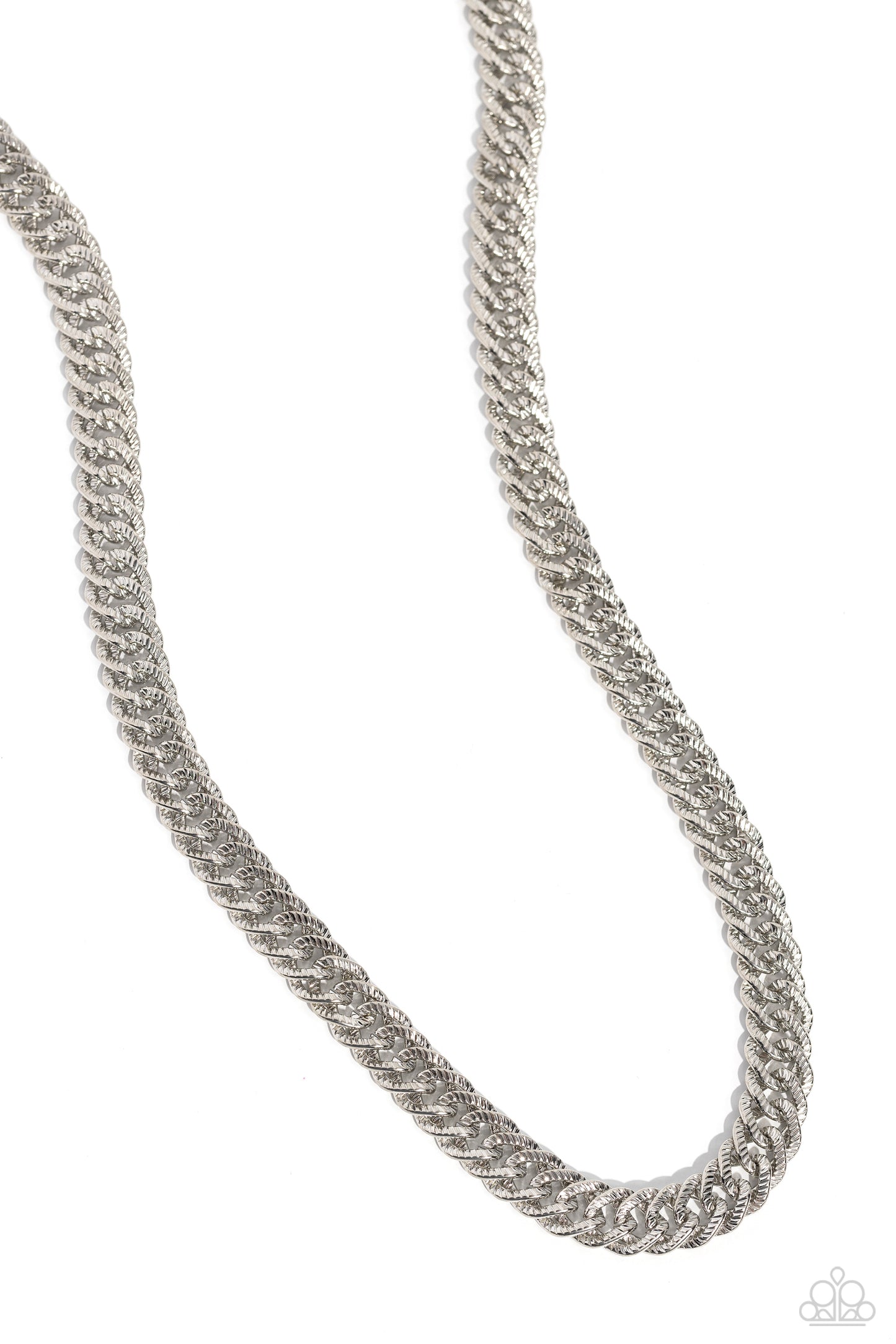 Paparazzi In The END ZONE - Silver Necklace