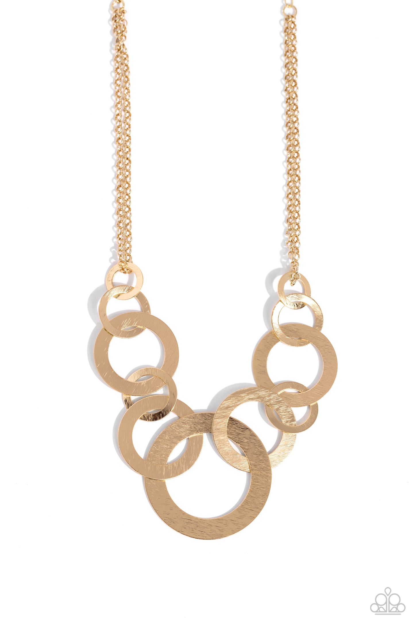 Paparazzi Uptown Links - Gold Necklace