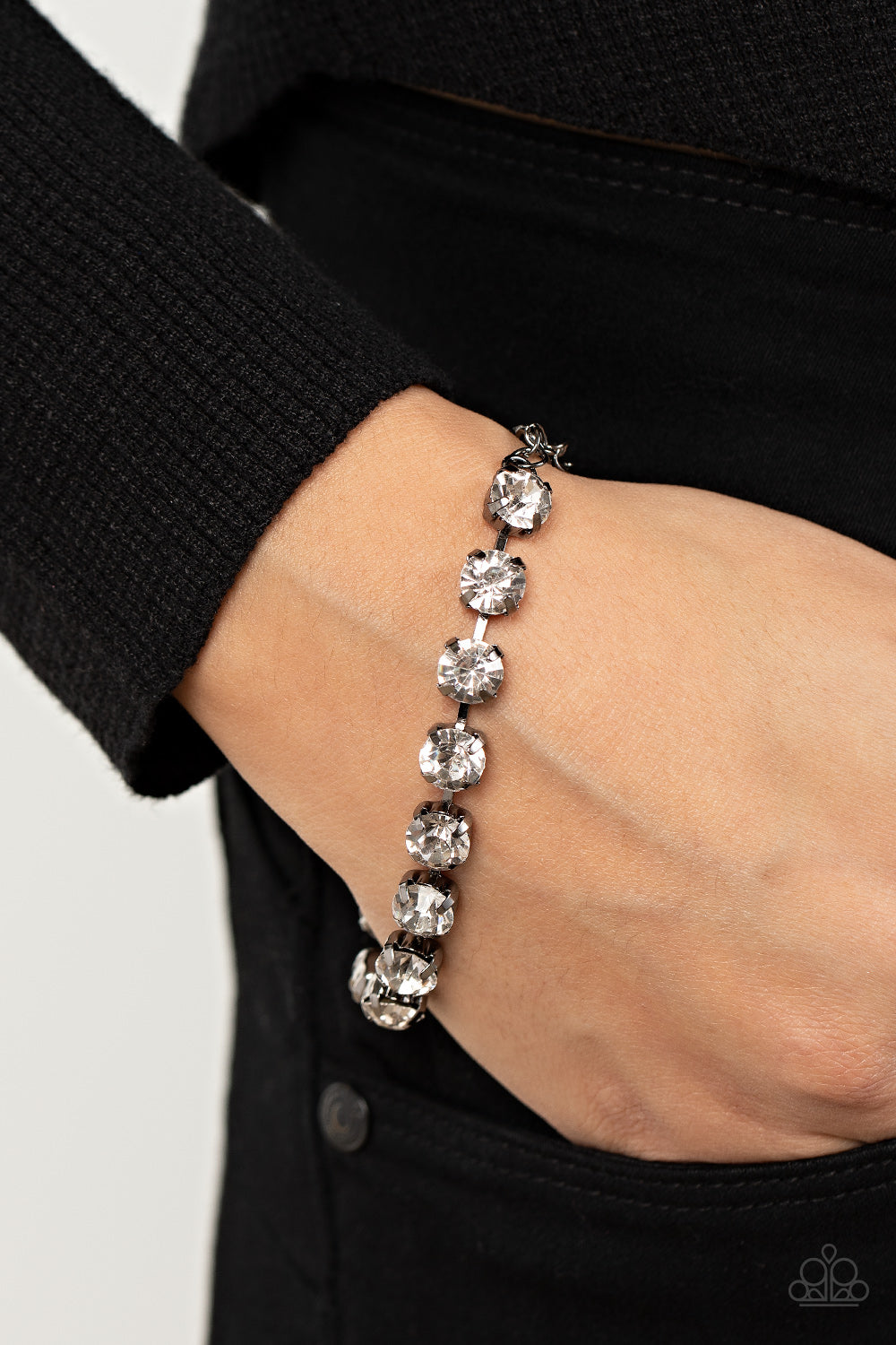 Lister Afterglow - Black Paparazzi Bracelet