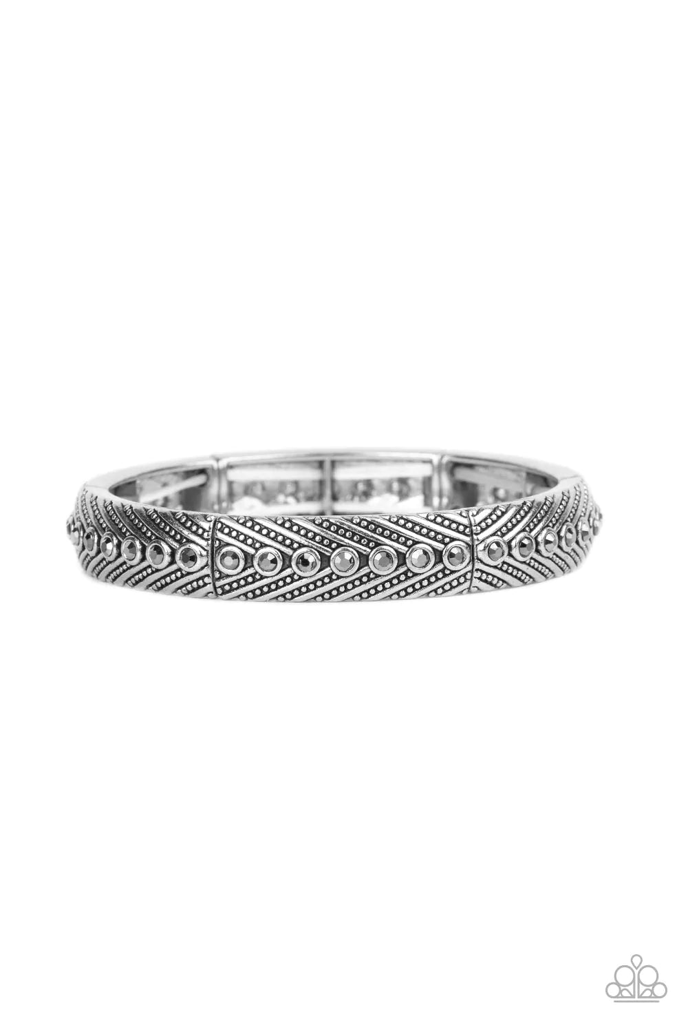 Risk-Taking Twinkle Silver Paparazzi Bracelet