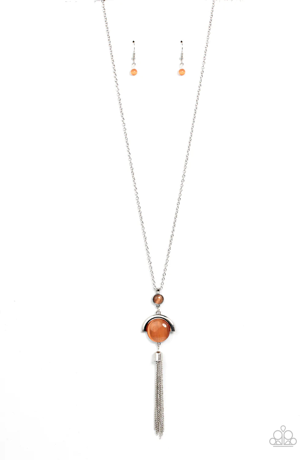 Lavishly Lucid - Orange Paparazzi Necklace