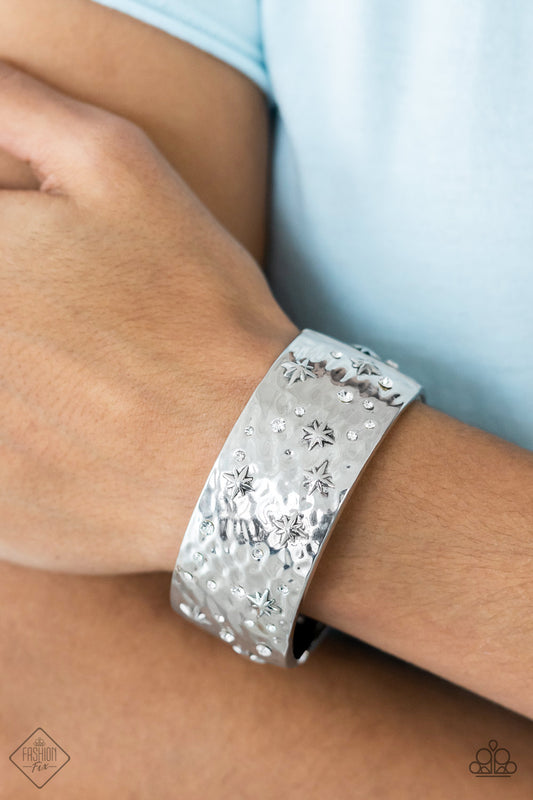Across the Constellations - White Paparazzi Bracelet