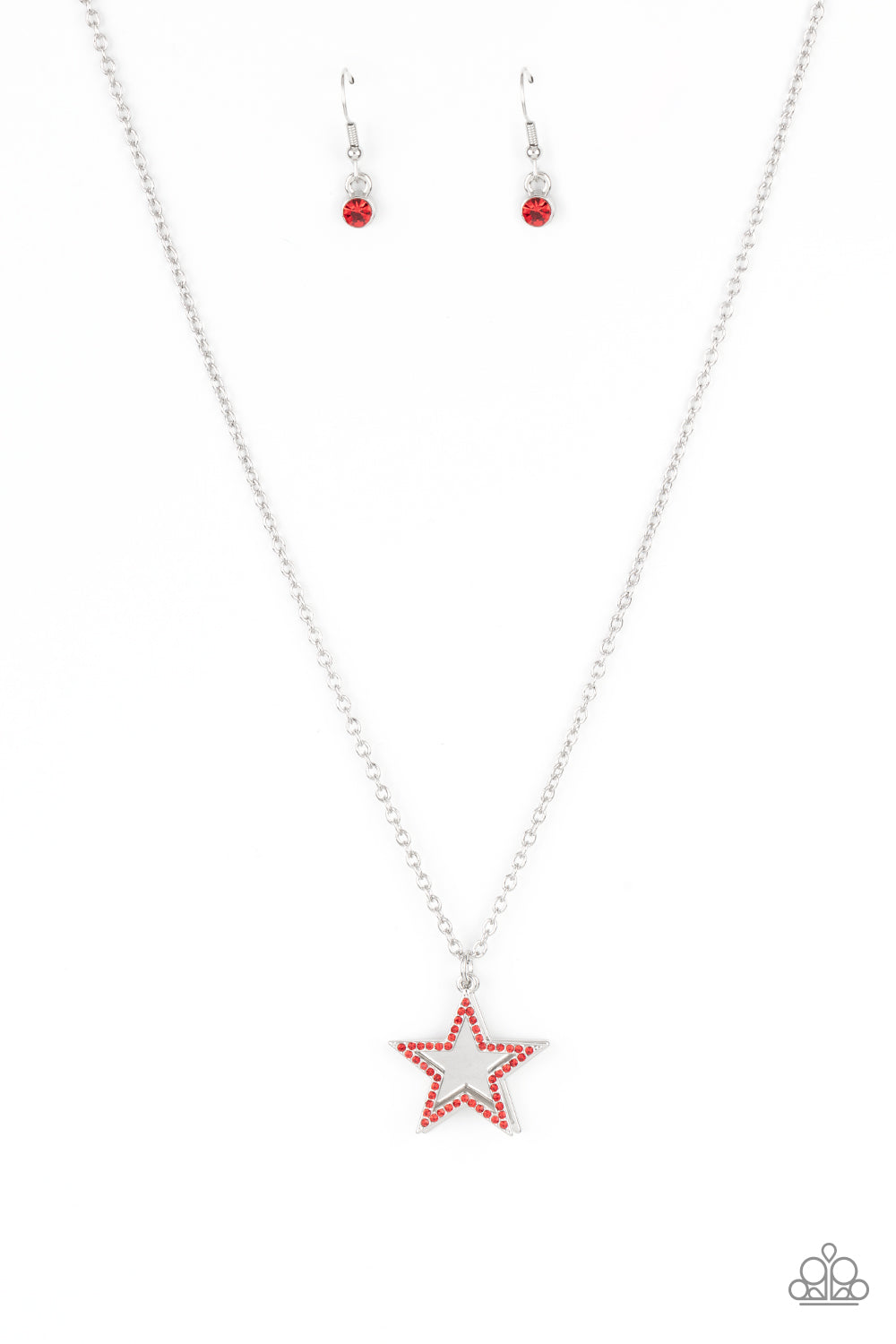 Paparazzi American Anthem - Red Necklace