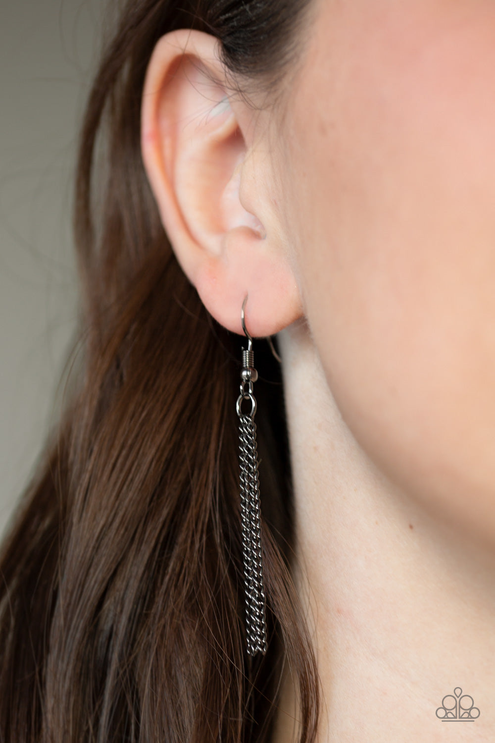 Artificial Arches - Black Paparazzi Necklace