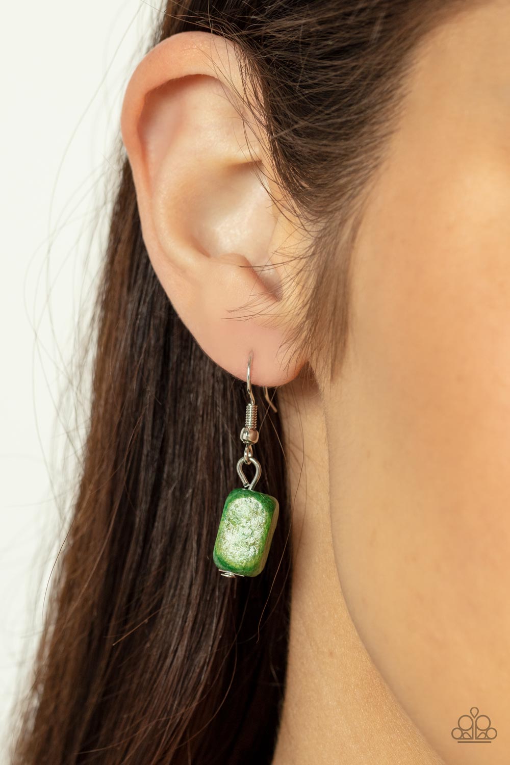 Paparazzi Bermuda Bellhop - Green Necklace