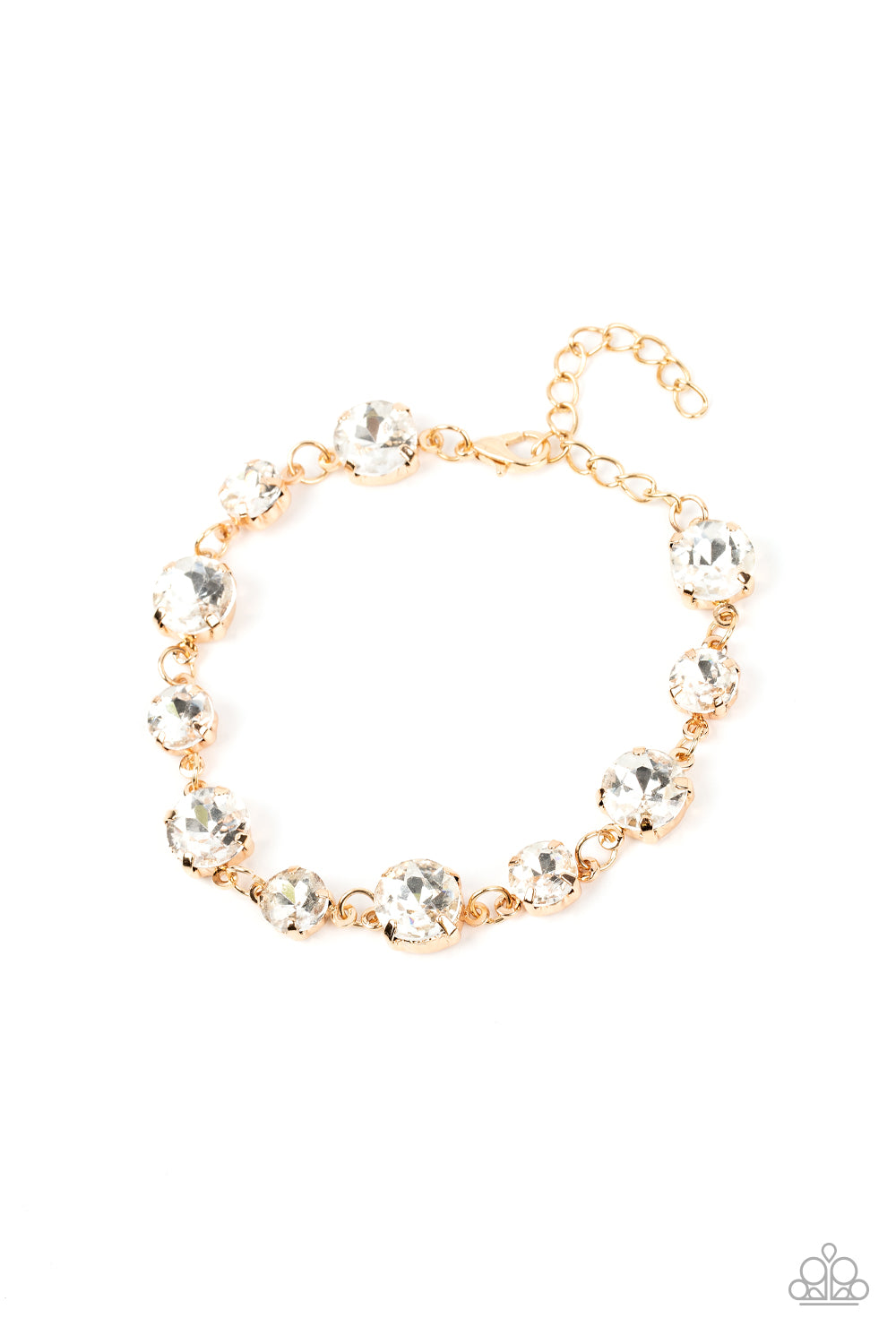 Paparazzi Bippity Boppity BLING - Gold Bracelet