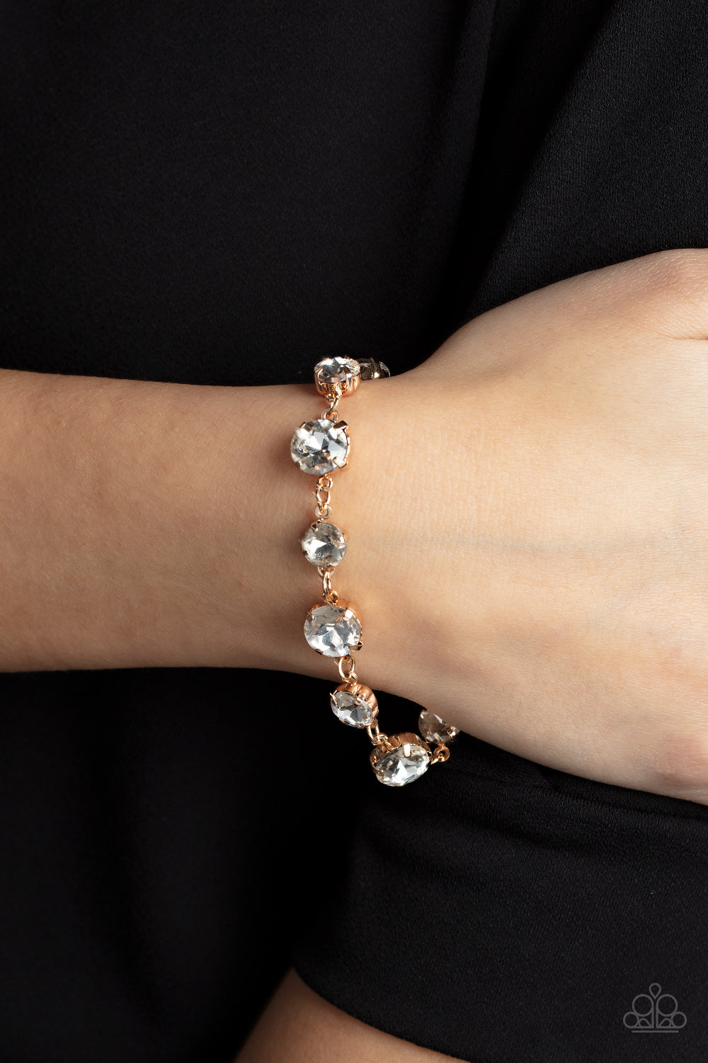 Paparazzi Bippity Boppity BLING - Gold Bracelet