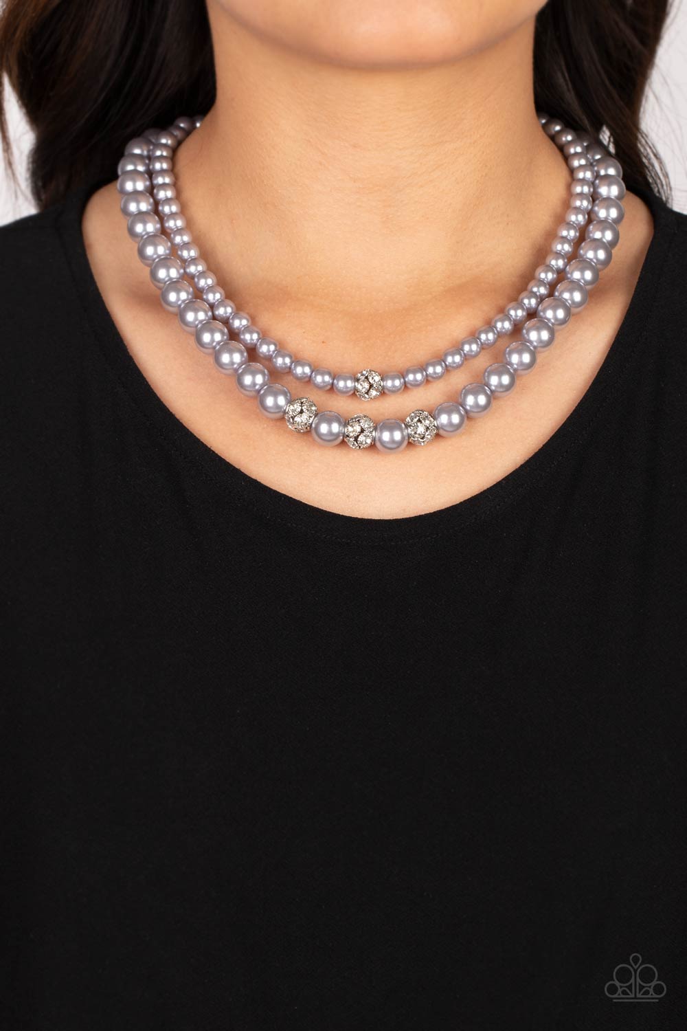 Brilliant Ballerina - Silver Paparazzi Necklace