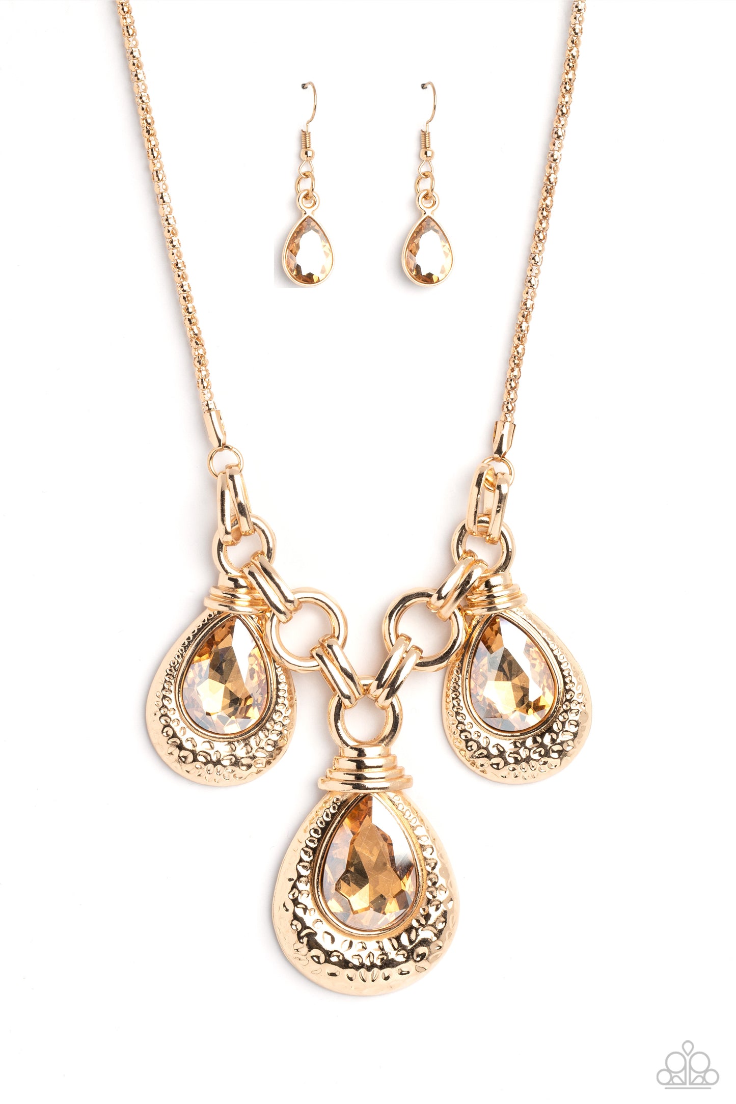 Paparazzi Built Beacon - Gold Necklace