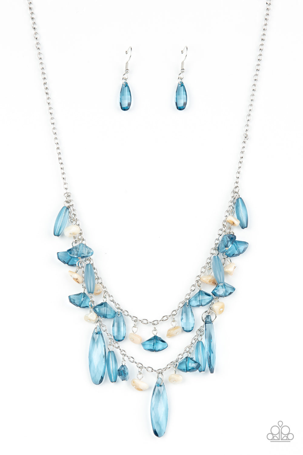 Candlelit Cabana - Blue Paparazzi Necklace