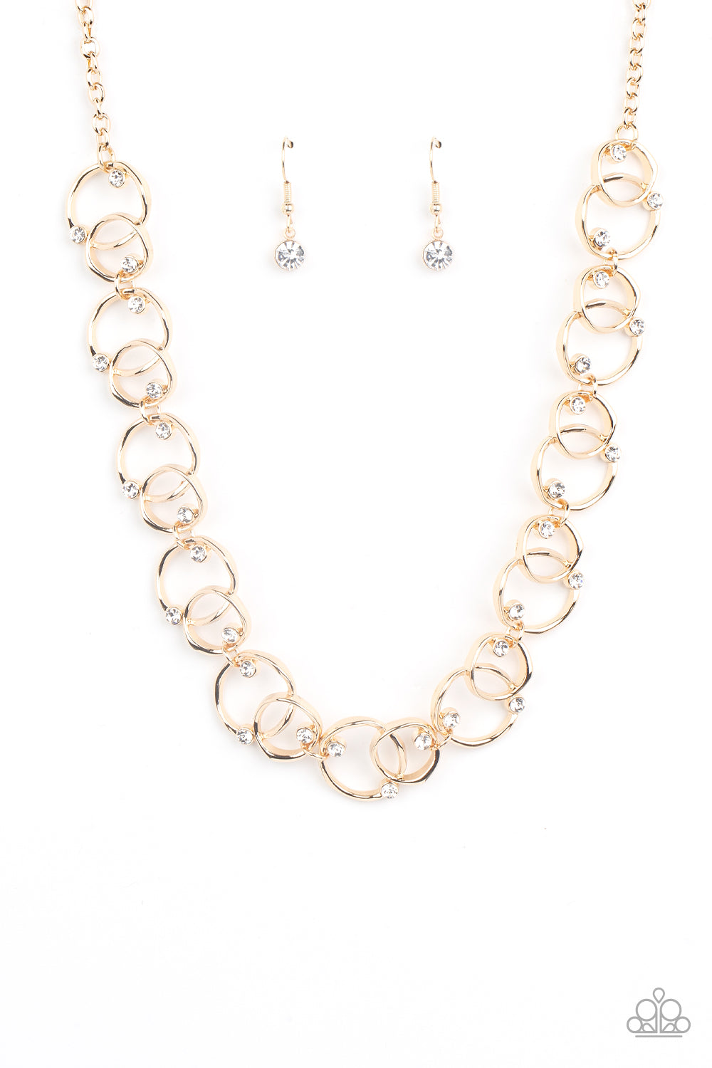 Center of My Universe - Gold Paparazzi Necklace