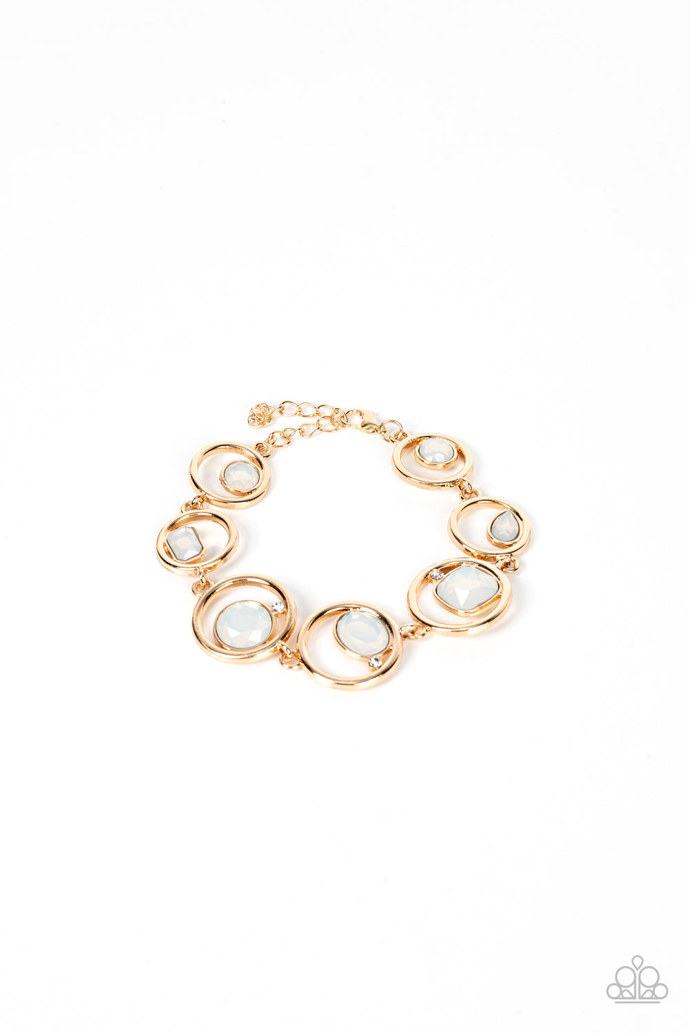 Paparazzi Date Night Drama - Gold Bracelet