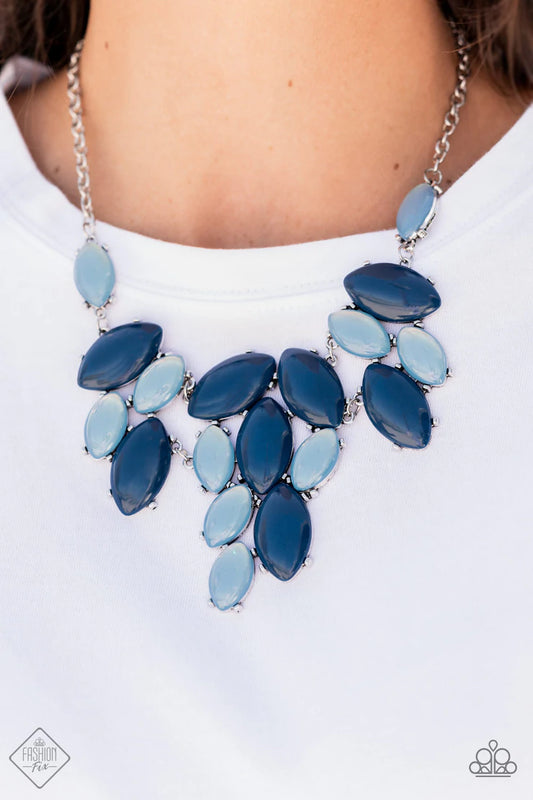 Date Night Nouveau -Blue - Paparazzi Necklace