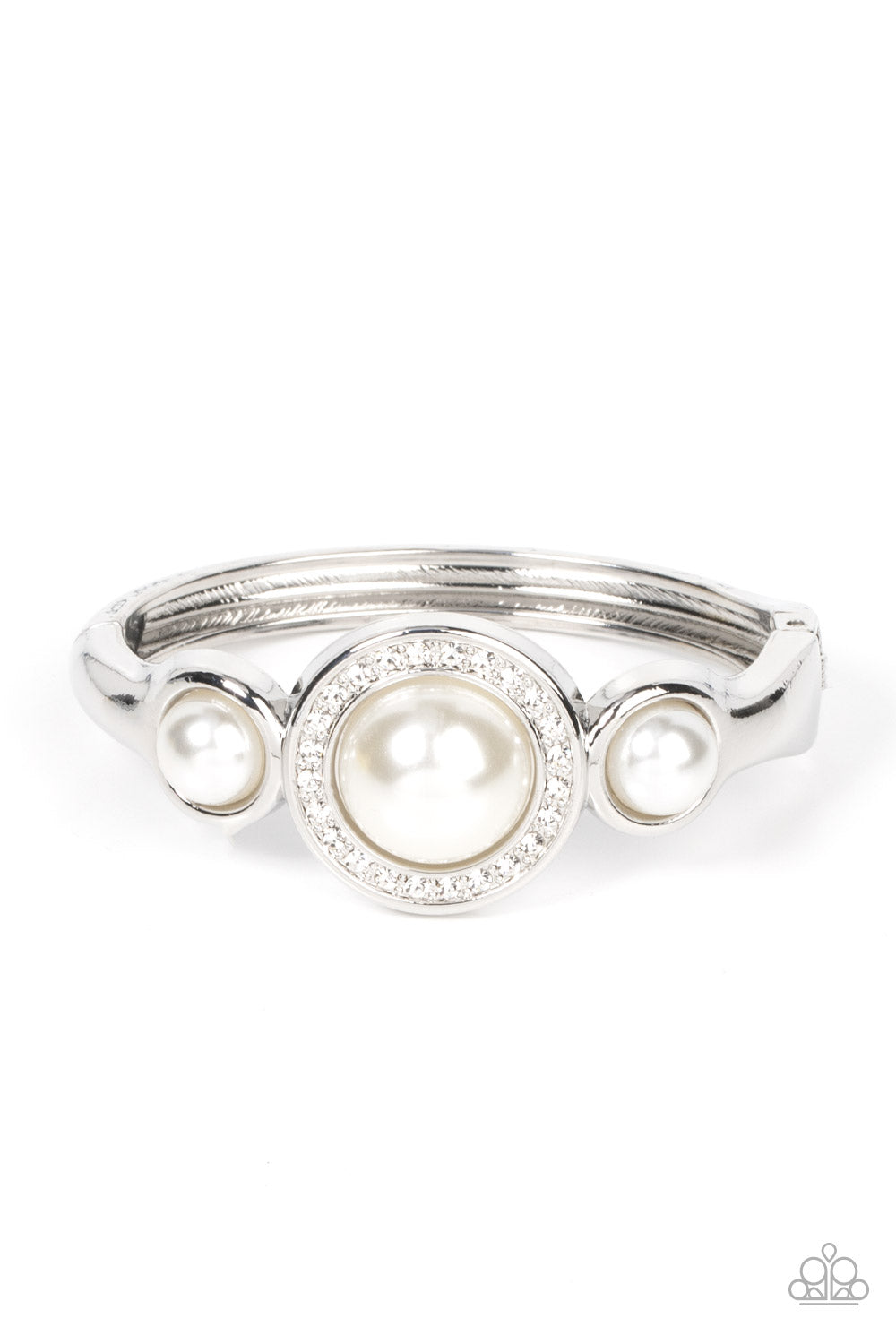 Debutante Daydream - White Paparazzi Bracelet