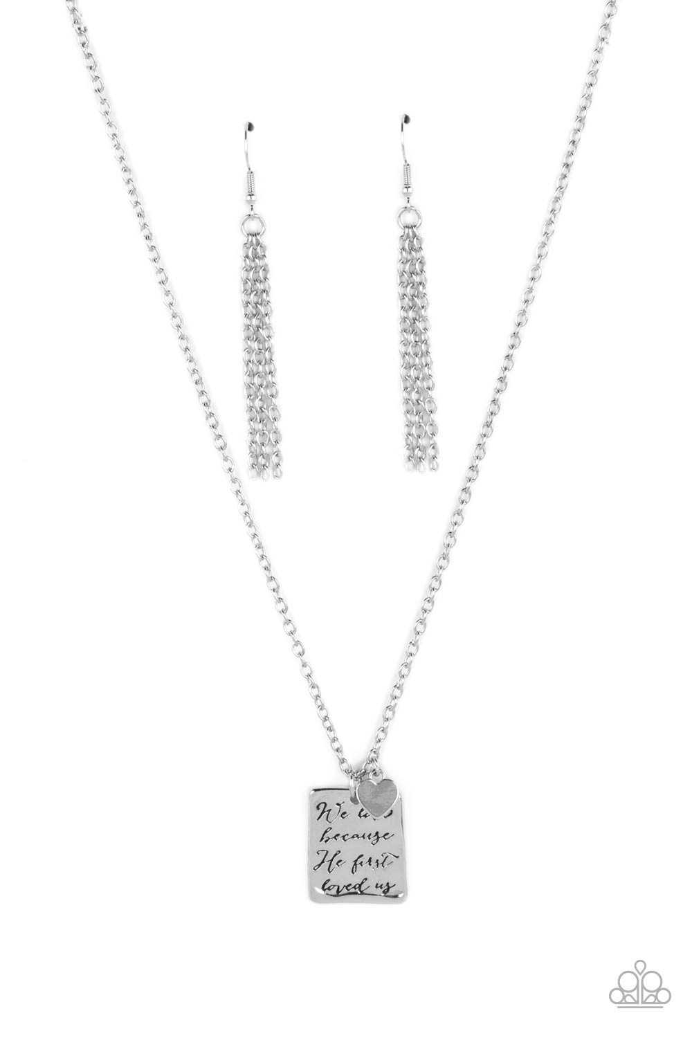 Divine Devotion - Silver Paparazzi Necklace