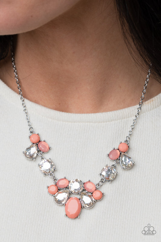 Ethereal Romance - Orange - Paparazzi Necklace