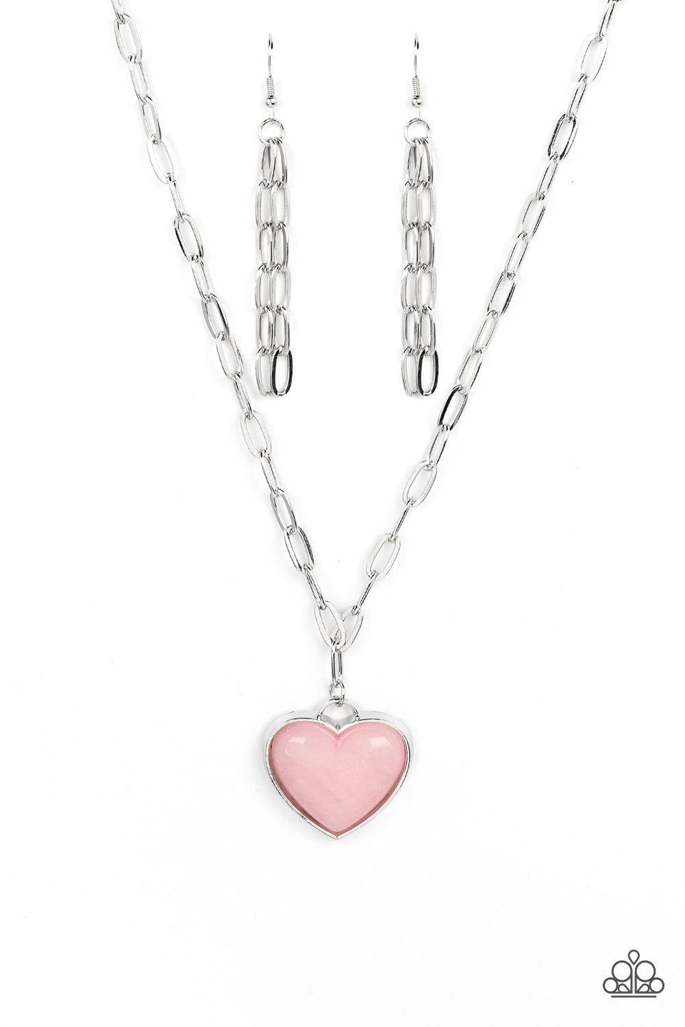 Everlasting Endearment - Pink Paparazzi Necklace