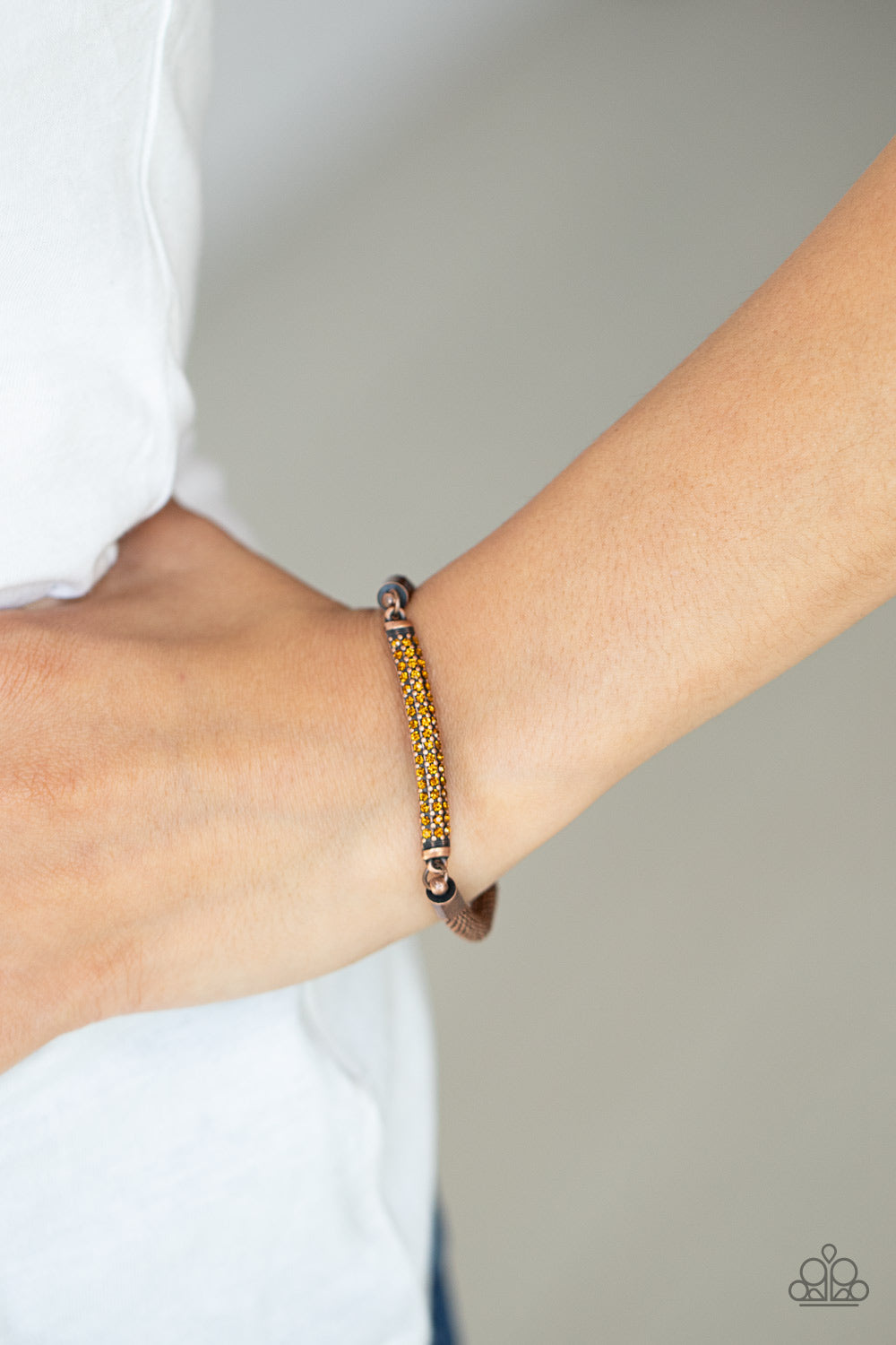 Paparazzi Fearlessly Unfiltered - Copper Bracelet