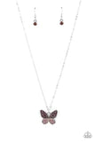 Flutter Forte - Purple Paparazzi Necklace