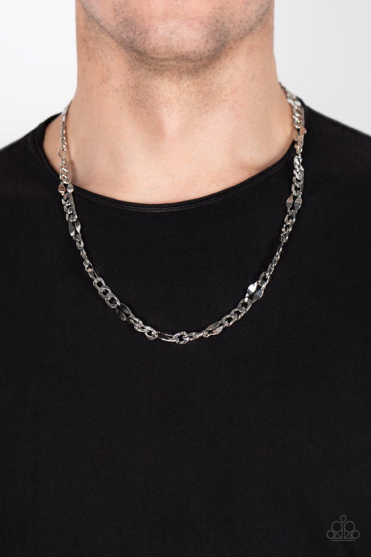 G.O.A.T - Silver Paparazzi Necklace