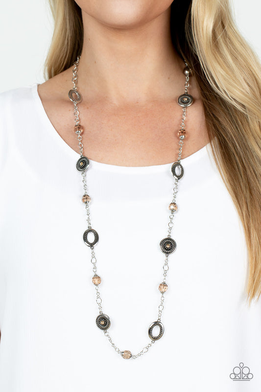 Glammed Up Goals - Brown Paparazzi Necklace