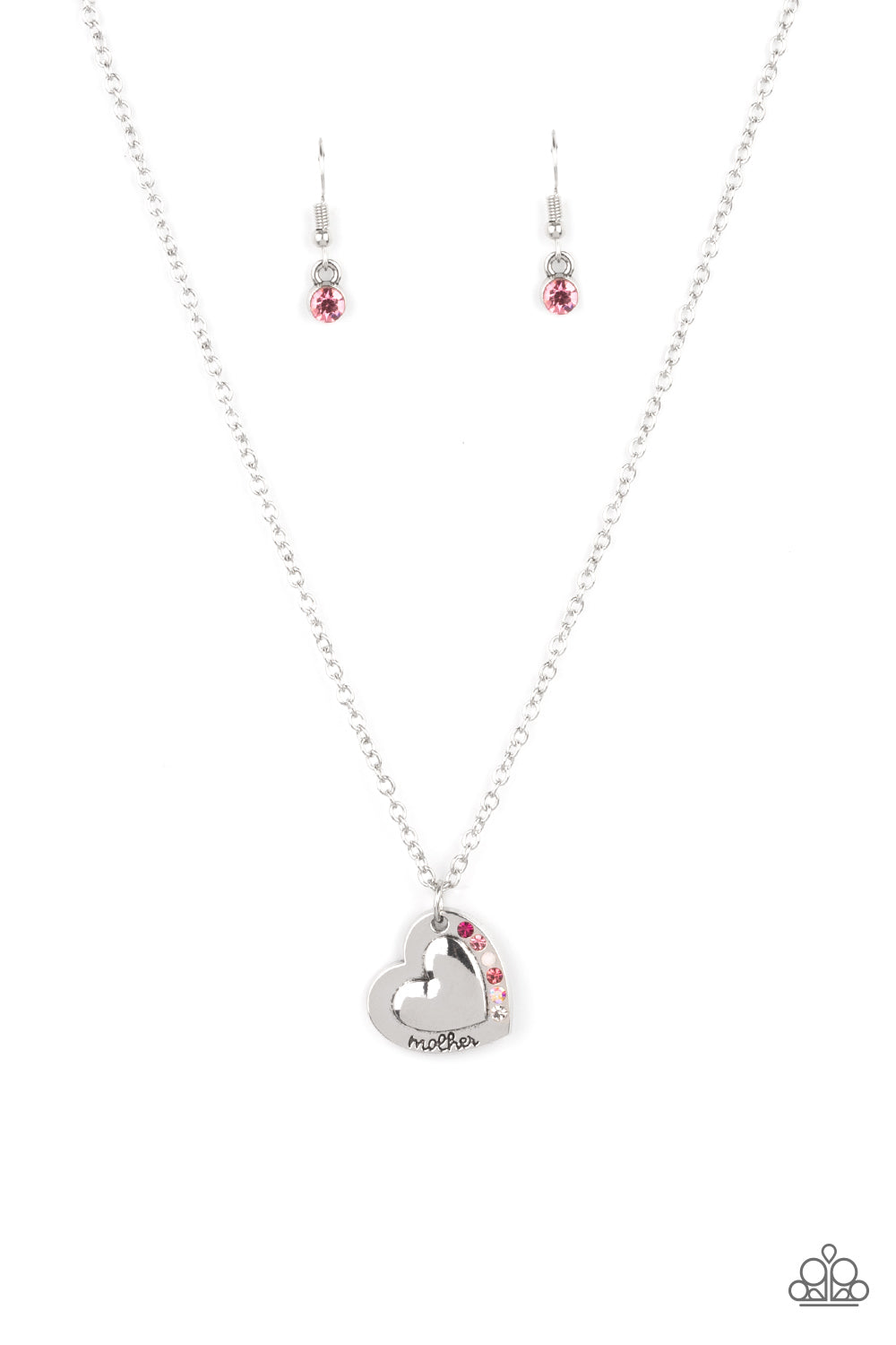 Paparazzi Happily Heartwarming - Pink Necklace