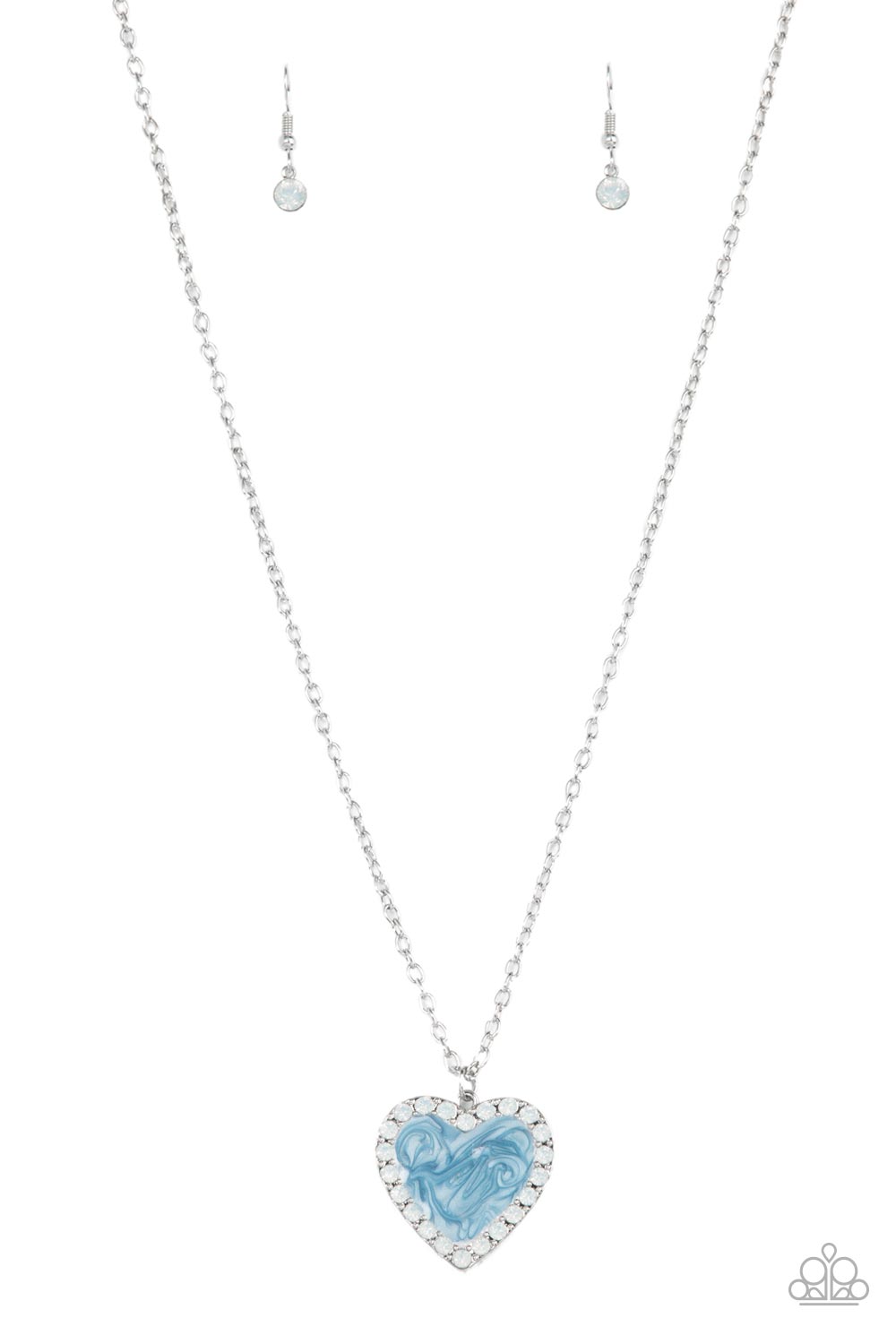 Paparazzi Heart Full of Luster - Blue Necklace