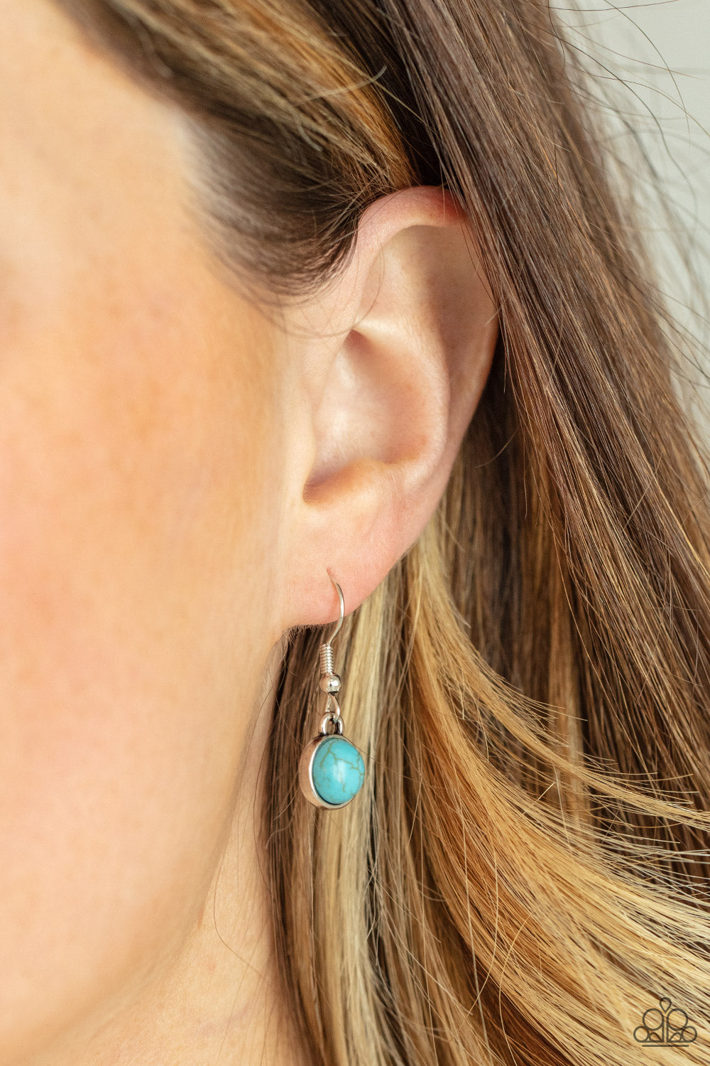 Paparazzi Heavenly Teardrops - Blue Necklace