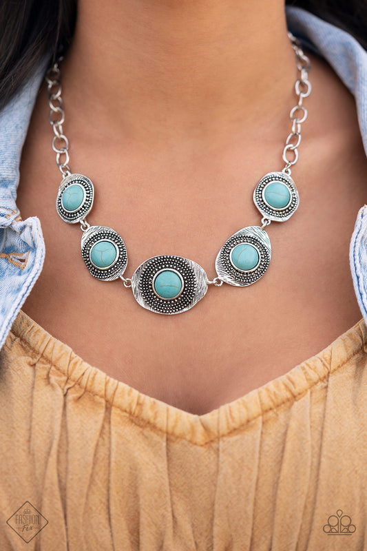 Homestead Harmony - Blue Paparazzi Necklace
