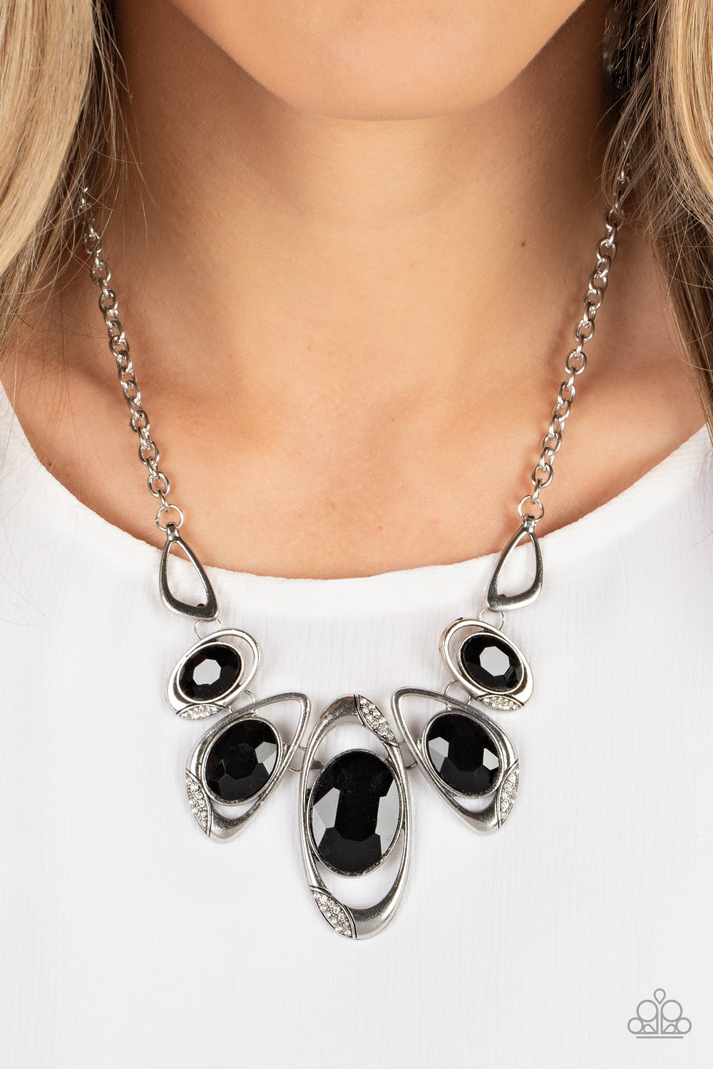 Paparazzi Hypnotic Twinkle - Black Necklace