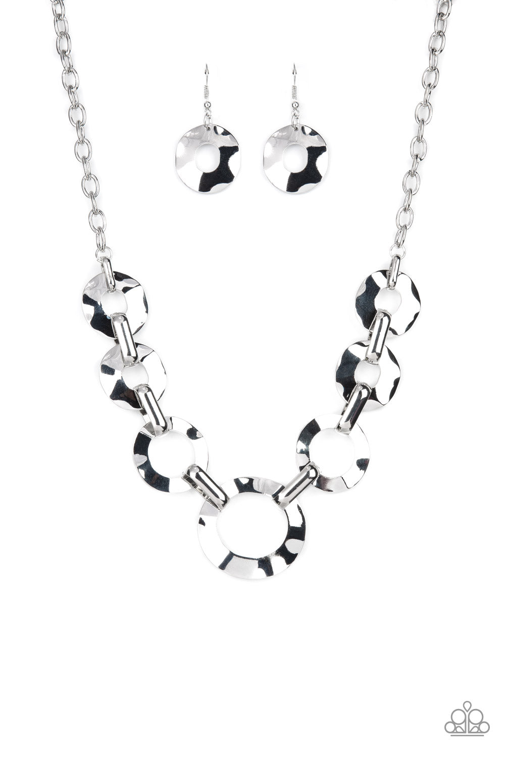 Mechanical Masterpiece - Silver Paparazzi Necklace