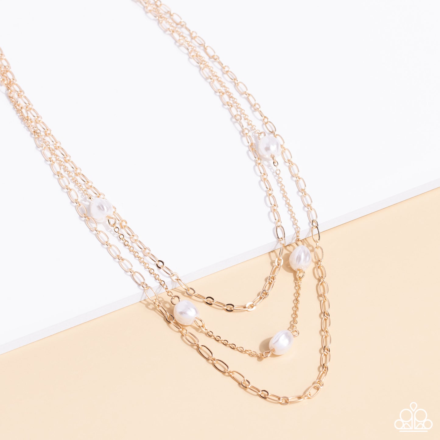 Paparazzi Offshore Oasis - Gold Necklace