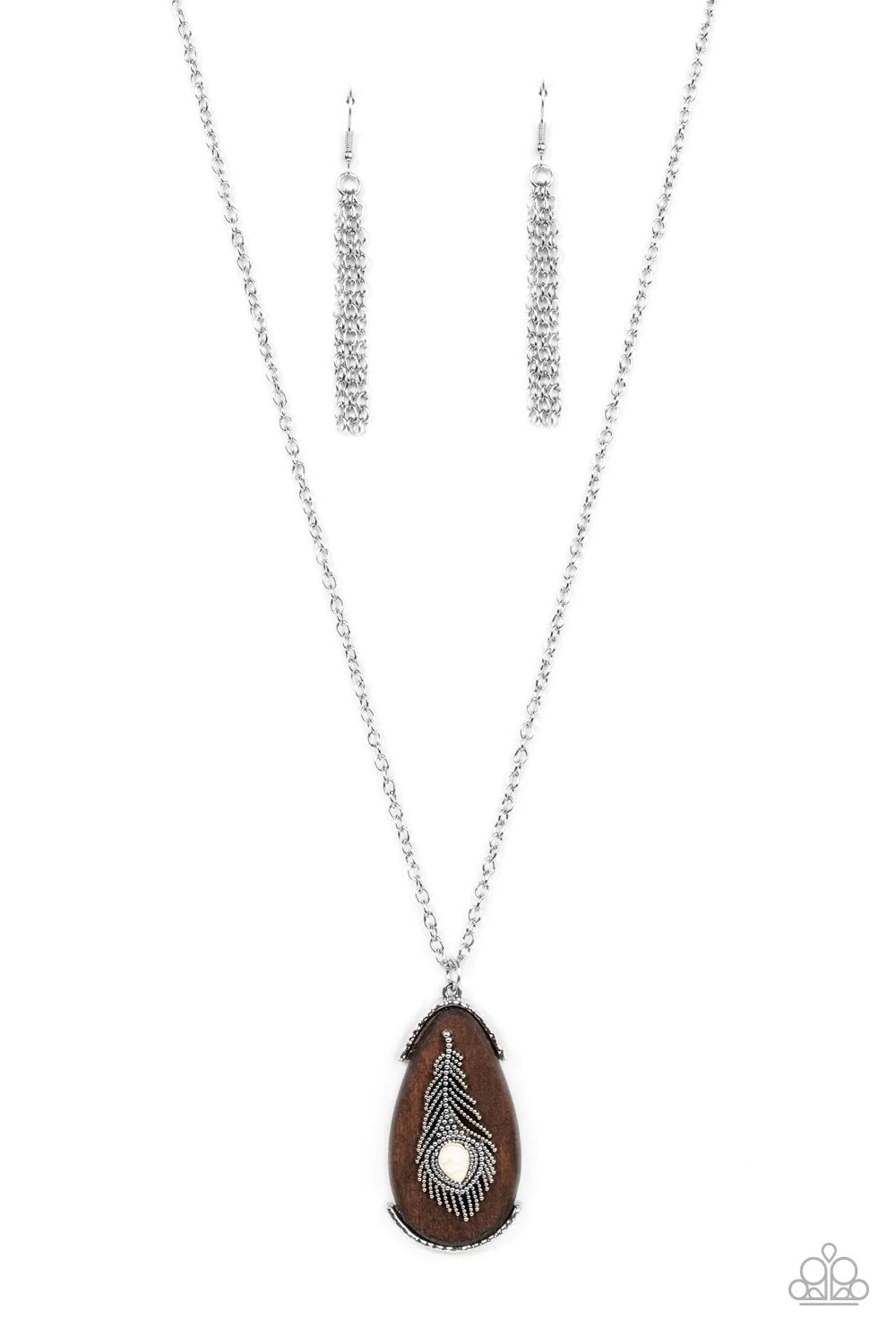 Personal FOWL - White - Paparazzi Necklace