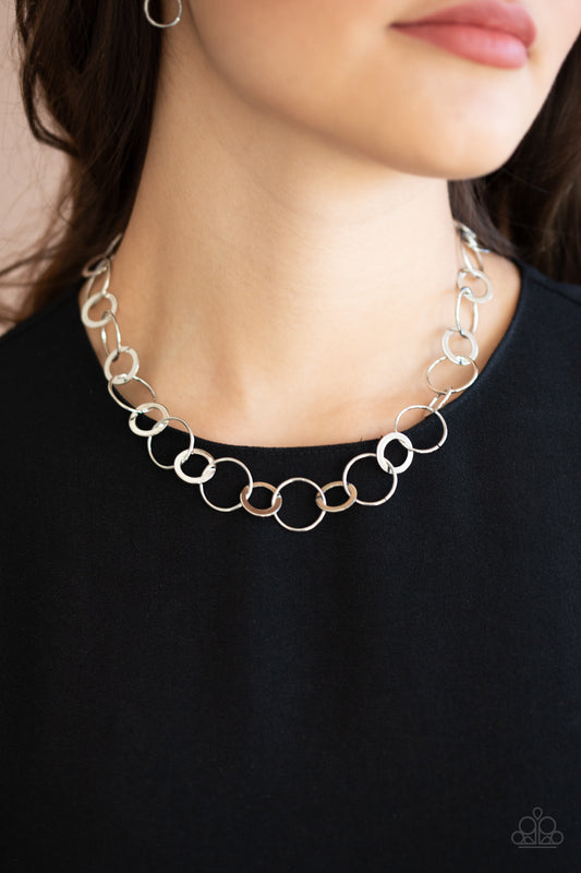 Paparazzi Revolutionary Radiance - Silver Necklace