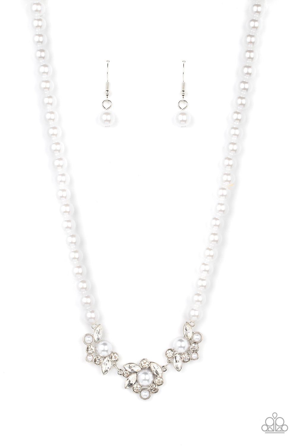 Paparazzi Royal Renditions - White Necklace