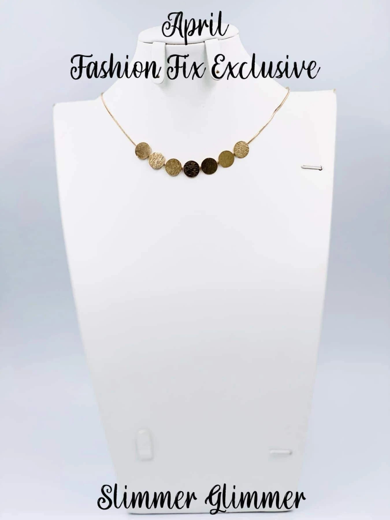 Paparazzi SLIMMER GLIMMER - GOLD CHOKER Necklace