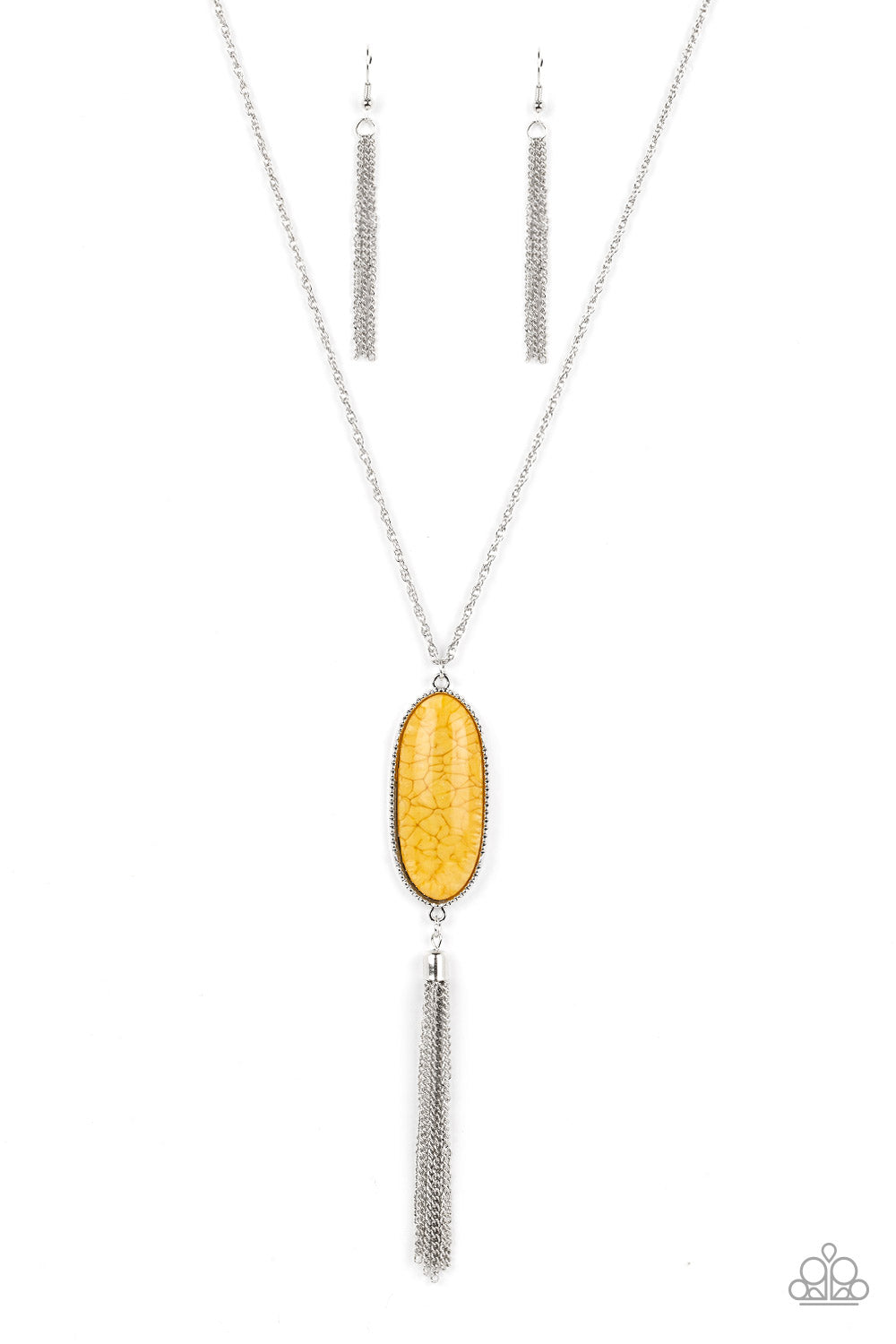 Paparazzi Southern Stroll - Yellow Necklace