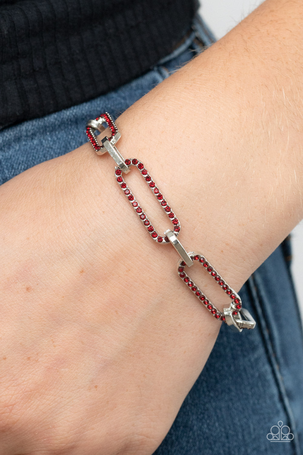 Still Not OVAL You - Red Paparazzi Bracelet
