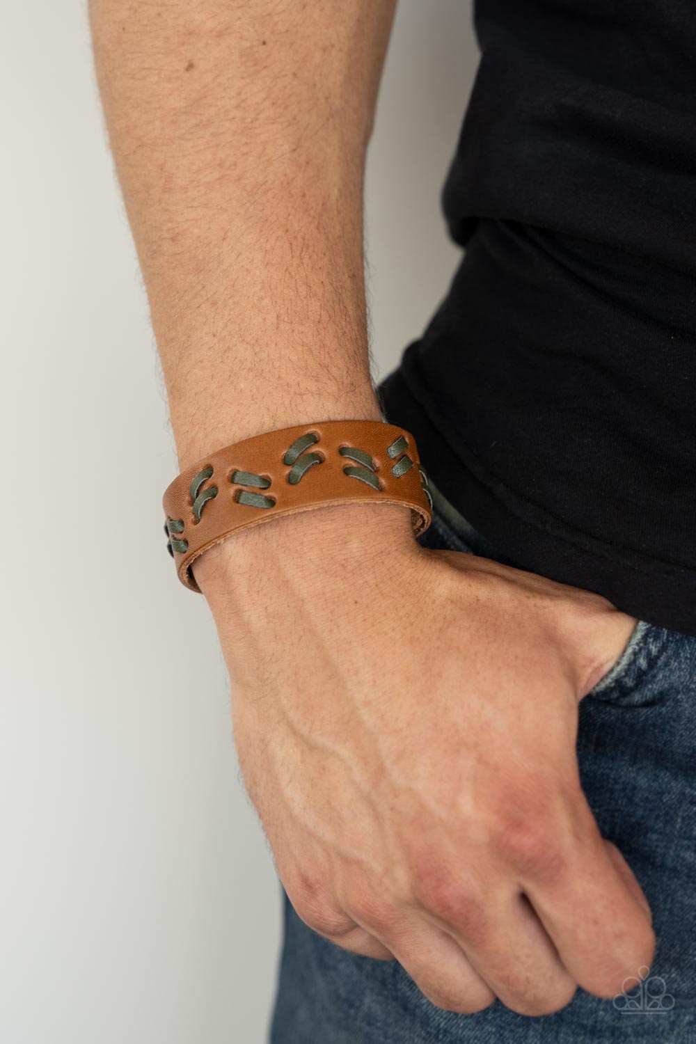 Suburban Wrangler - Green Paparazzi Bracelet
