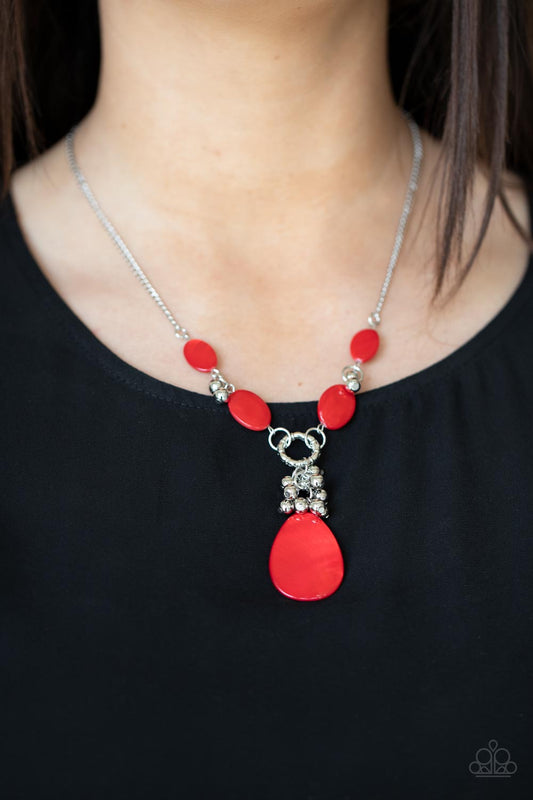 Summer Idol - Red Paparazzi Necklace