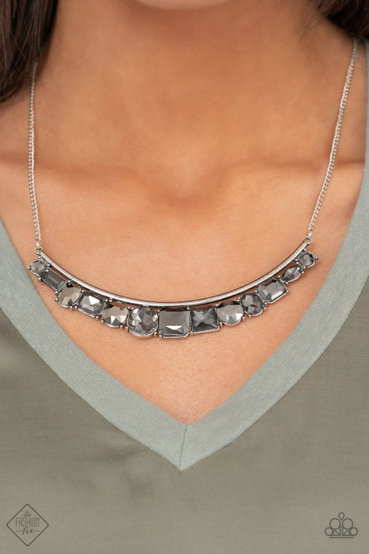 The Only SMOKE-SHOW in Town - Silver Paparazzi Necklace