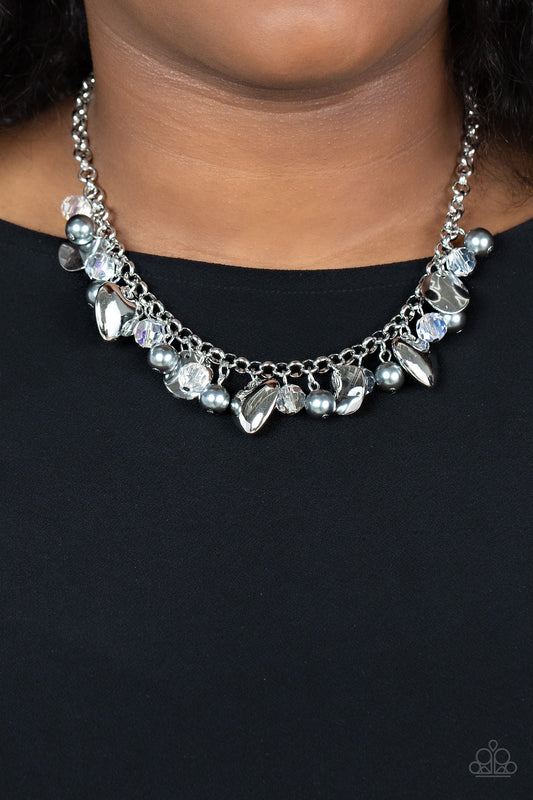 Paparazzi True Loves Trove - Silver Necklace