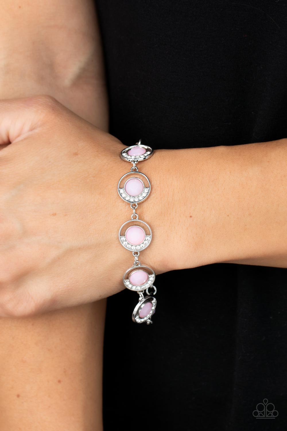 Twinkling Trajectory - Pink Paparazzi Bracelet