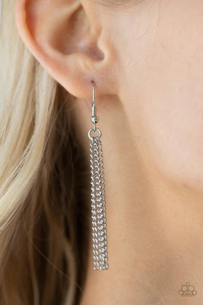 Wondrously Woven - Silver Paparazzi Necklace