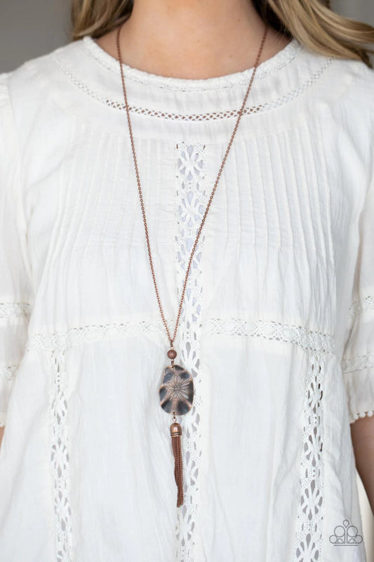 Botanical Beaches - Copper Paparazzi Necklace