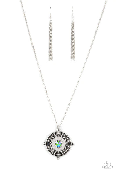 Paparazzi Compass Composure - Multi Necklace