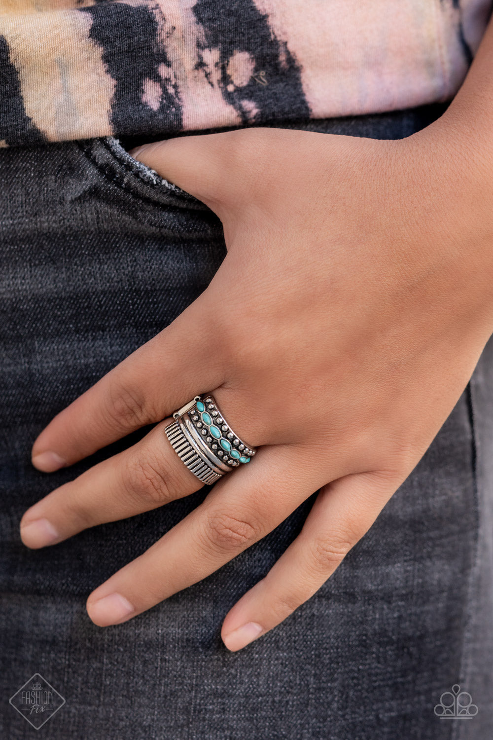 Local Flavor - Blue Paparazzi Ring