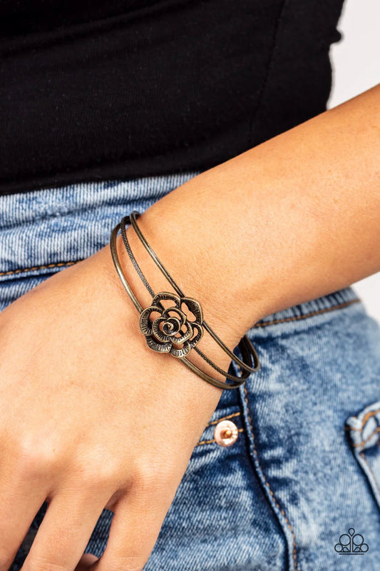 Paparazzi Rosy Repose Brass Bracelet